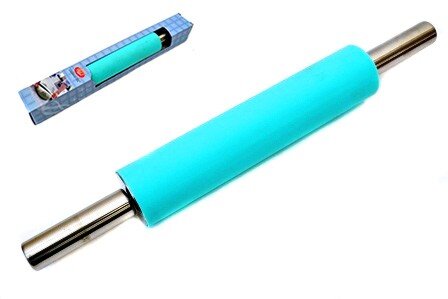 47899 (в уп.72шт.) - Скалка, вращающиеся ручки AFY [01105116] 47899 (в уп.72шт.) - Скалка, вращающиеся ручки AFY-R604-4A, микс, размер: 43,5см, материал: силикон, металл.