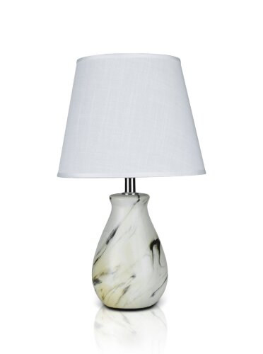 К-M421-6&quot; White+White shade H33см (24) светильник [01090422] К-M421-6" White+White shade H33см (24) светильник настольный
