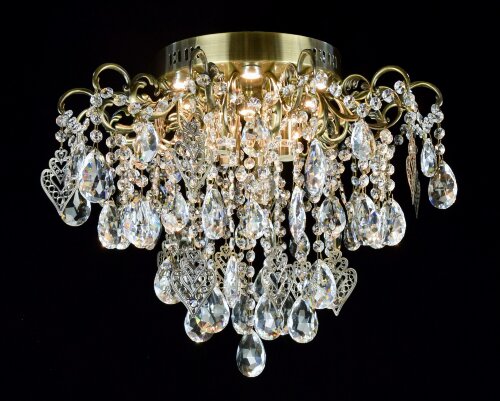 МС-LE9002/6 D500*H435 AB E14*60W+LED 36W  (1) свет [01097020] МС-LE9002/6 D500*H435 AB E14*60W+LED 36W  (1) светильник потолочный
