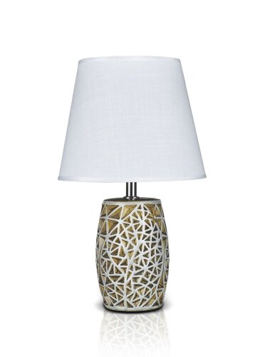 К-EA007 Ancient+White shade H33см (24) светильник [01104475] К-EA007 Ancient+White shade H33см (24) светильник настольный