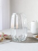 751171 (в уп.30шт.) - Ваза для цветов 20см прозрач [01111058]