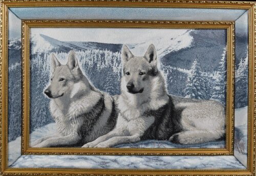 Z Эксклюзив Волки на снегу (80*46) [01082350] Z Эксклюзив Волки на снегу (80*46)