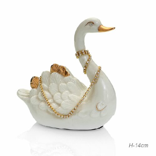 653921 (в уп.36шт.) - Статуэтка Лебедь H=14см. /B3 [01044481] 653921 (в уп.36шт.) - Статуэтка Лебедь H=14см. /B3024-4/, материал: фарфор.