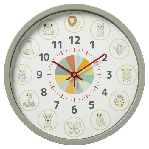 3027-027 (в кор.10шт.) -   Часы настенные круг d=3 [01110390] 3027-027 (в кор.10шт.) -   Часы настенные круг d=30см, корпус оливковый " Учусь с радостью"