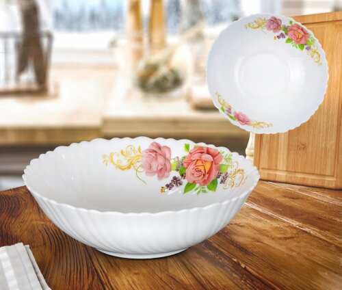 564238-РСВ (в уп.1наб.) - Салатник 600мл./17,7см/, [01110652] 564238-РСВ (в уп.1наб.) - Салатник 600мл./17,7см/, набор 6шт. JEWEL 7000 "Скарлет" (ПС0076-48), материал: стеклокерамика.