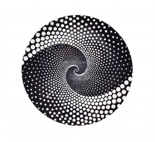 тгк7-9504 (в уп.96шт.) - Тарелка десертная 7 &quot;Инь- [01108214] тгк7-9504 (в уп.96шт.) - Тарелка десертная 7 "Инь-Янь" D-18см, гладкий край, материал: фарфор.