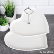 731536 (в уп.11шт.) - Ваза для фруктов 2-х ярусная [01053937]