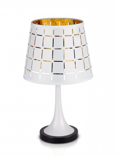 ДВ585A+276A BK+WH размер: 250*250*440мм E27 (12) с [01109502] ДВ585A+276A BK+WH размер: 250*250*440мм E27 (12) светильник настольный