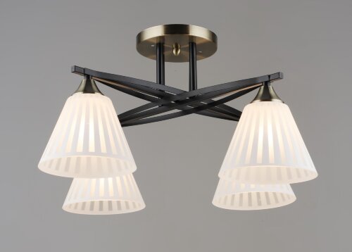 ВР-N6588/4 BK+AB D555*H280мм (4) светильник потоло [01109764] ВР-N6588/4 BK+AB D555*H280мм (4) светильник потолочный