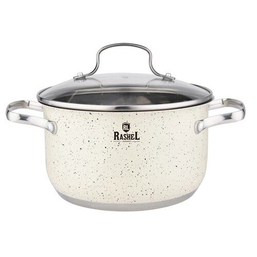 511055-РСВ (в уп.1шт.) - Кастрюля 1,9л из нержавею [01108379] 511055-РСВ (в уп.1шт.) - Кастрюля 1,9л из нержавеющей стали со стекл. крышкой 16х9,5см (R-109в) "МАРУСЯ"