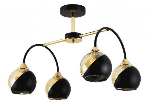 МС-XA1376/4 BK+FGD (6) светильник потолочный [01102767] МС-XA1376/4 BK+FGD (6) светильник потолочный