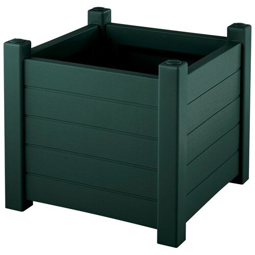 474710-РСВ (в уп.1шт.) - Кашпо большое садовое нап [01102504] 474710-РСВ (в уп.1шт.) - Кашпо большое садовое напольное 70л "Прованс" арт.3731-МТ006 квадратное 530х530х470мм (зеленое)