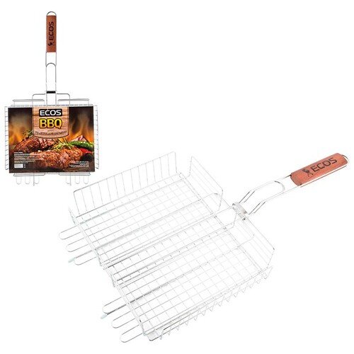 431005-РСВ (в уп.1шт.) - Решетка для гриля глубока [01109846] 431005-РСВ (в уп.1шт.) - Решетка для гриля глубокая ECOS OPTIMA+, 55(+4)х31х24х5,5см. арт.999639