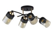 Д9131/4 FG+BK (4) светильник потолочный [01103100]