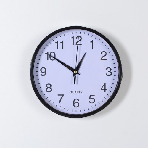 746267 (в уп.60шт.) - Часы настенные, круглые 20см [01110123] 746267 (в уп.60шт.) - Часы настенные, круглые 20см. / 530C-1 / черные, материал: стекло, пластик.