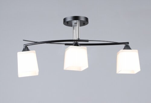 ВР-K2351/3 BK+CH L590*W130*H260мм (6) светильник п [01109605] ВР-K2351/3 BK+CH L590*W130*H260мм (6) светильник потолочный