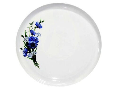 Д7с1249ф34 (в кор.5шт.) - Блюдо для пиццы 300мм ф. [01080327] Д7с1249ф34 (в кор.5шт.) - Блюдо для пиццы 300мм ф.297 "Васильки"