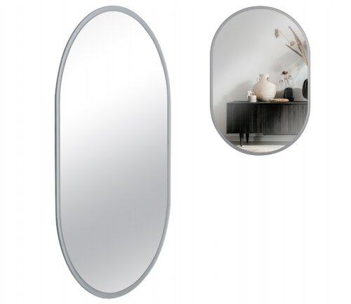 6041-Z2 (1) Зеркало интерьерное настенное овальное [01108915] 6041-Z2 (1) Зеркало интерьерное настенное овальное c окантовкой 60х40 см, матовый, Рубин