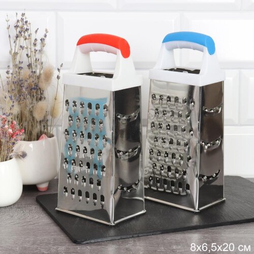 735678 (в уп.144шт.) - Терка 4 грани, 20см. / F-67 [01109233] 735678 (в уп.144шт.) - Терка 4 грани, 20см. / F-678 /, размер: 20х8,5х6,5см. / 0,087 /, материал: металл, пластик.