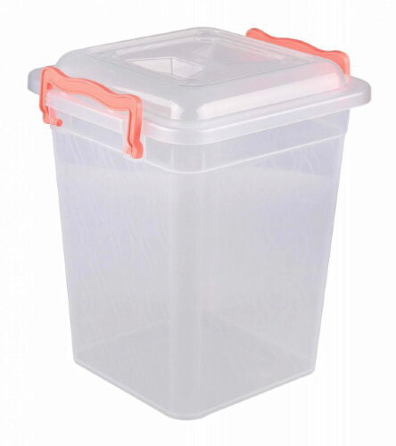 5239М (в кор.10шт.) - Контейнер 6л. квадратный с р [01068199] 5239М (в кор.10шт.) - Контейнер 6л. квадратный с ручками, размер: 224х202х260мм.