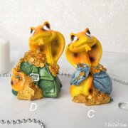 732270 (в уп.96шт.) - Копилка Змея 7,5х7х11см. / 2 [01107022]