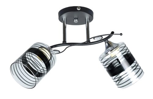 МС-DA5094/2B BK+CR (10) АКЦИЯ светильник потолочны [01097043] МС-DA5094/2B BK+CR (10) АКЦИЯ светильник потолочный