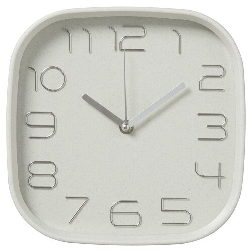 2500-006 (10) Часы настенные квадрат 25х25см, корп [01110934] 2500-006 (10) Часы настенные квадрат 25х25см, корпус белый/серый с серебром, "Классика", Рубин