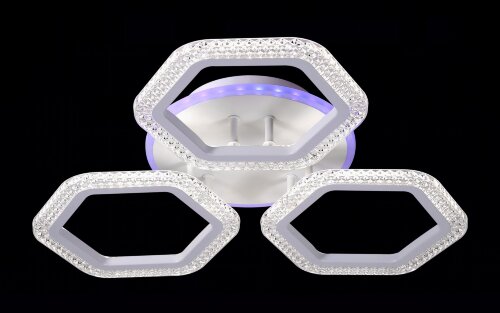 МС-LI8490B/3  WH (RGB) Led 36W+4W 3000K+4000K+6500 [01101732] МС-LI8490B/3  WH (RGB) Led 36W+4W 3000K+4000K+6500K диммер (1) светильник потолочный