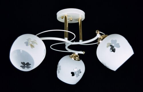 С-YX8613/3 WT+GD (4) АКЦИЯ светильник потолочный [01096345] С-YX8613/3 WT+GD (4) АКЦИЯ светильник потолочный