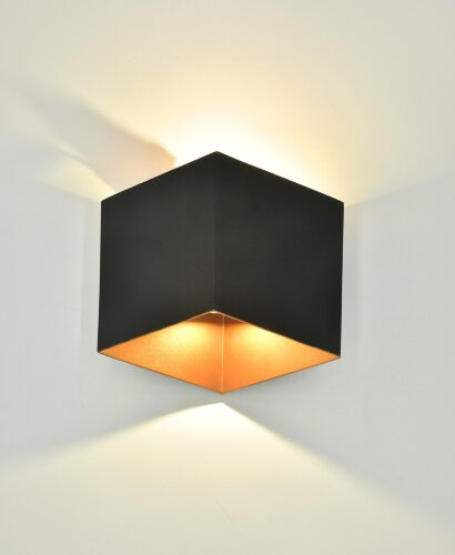 Х-B20941 BK+GD LED 2*5W 4000K (10) светильник наст [01103668] Х-B20941 BK+GD LED 2*5W 4000K (10) светильник настенный