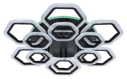 МС-LI8490C/6+6B BK (RGB) Led 115W+8W 3000K+4000K+6 [01101742] МС-LI8490C/6+6B BK (RGB) Led 115W+8W 3000K+4000K+6500K диммер (1) светильник потолочный