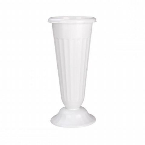 322019-РСВ (в уп.5шт.) - Ваза для цветов под срезк [01070717] 322019-РСВ (в уп.5шт.) - Ваза для цветов под срезку (D210мм, высота 440мм) (белый) М5352