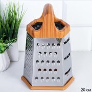 726480 (в уп.72шт.) - Терка 6 граней, 20см, цвет д [01110983]