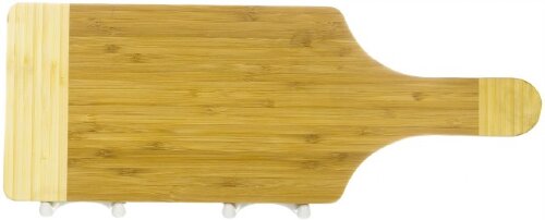 33222 RAF-CB-03 (в кор.10шт.) - Доска разделочная [01085950] 33222 RAF-CB-03 (в кор.10шт.) - Доска разделочная бамбук прямоугольная с ручкой, размер: 43х16х1,8см, упаковка - термоусадочная пленка.