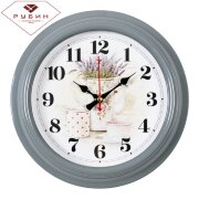 2121-003 Серые (в кор.10шт.) - Часы настенные круг [01090192]