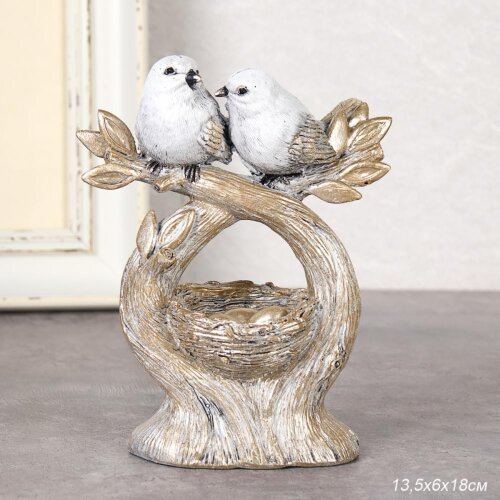 717917 (в уп.24шт.) - Фигурка Птичка 14х8х18см / L [01111573] 717917 (в уп.24шт.) - Фигурка Птичка 14х8х18см / LY193005-C /, материал: полистоун.