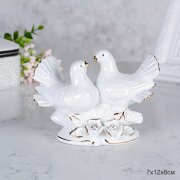 712165 (в уп.96шт.) - Фигурка "Голуби" 7х12х8см. / [01104219]