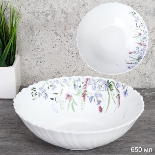 748945 (в уп.8наб.) - Салатник 650мл, 175мм, набор [01110678] 748945 (в уп.8наб.) - Салатник 650мл, 175мм, набор 6шт. /TW-70XN (7521)/, материал: стеклокерамика.