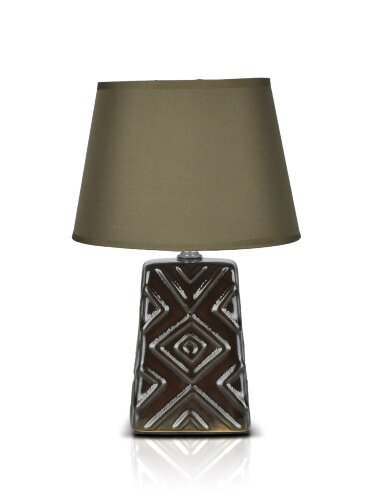 А-LE512 Brown+Brown абажур, размер: 200*200*300мм [01103439] А-LE512 Brown+Brown абажур, размер: 200*200*300мм (24) светильник настольный