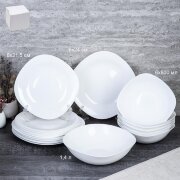 731411 (в уп.2наб.) - Столовый набор 19пр, квадрат [01108464]