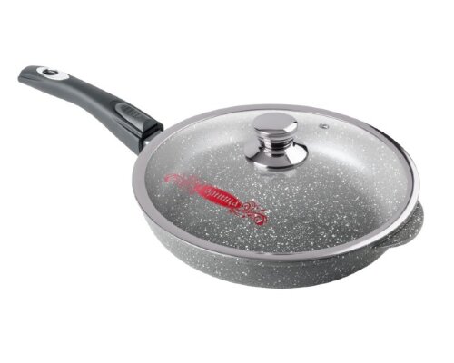 с2613тм (в уп.5шт.) - Сковорода 26см. Графит со съ [01104432] с2613тм (в уп.5шт.) - Сковорода 26см. Графит со съём. ручкой с крышкой "Горница"