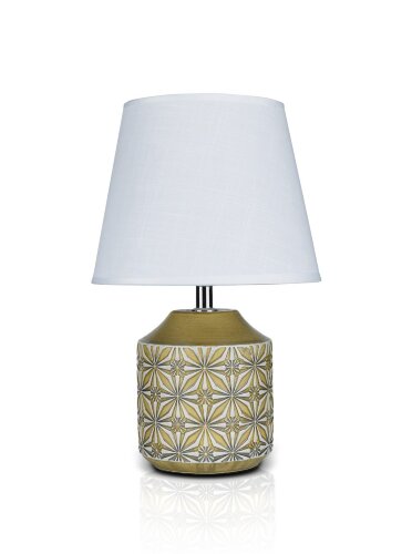 К-EA025 Ancient+White shade H32см (24) светильник [01104513] К-EA025 Ancient+White shade H32см (24) светильник настольный