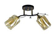 Д-W3024/2 BK+FG (10) светильник потолочный [01103394]