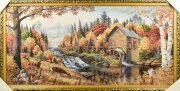60*120 57 "Мельница осенью" Картина гобелен [01086773]