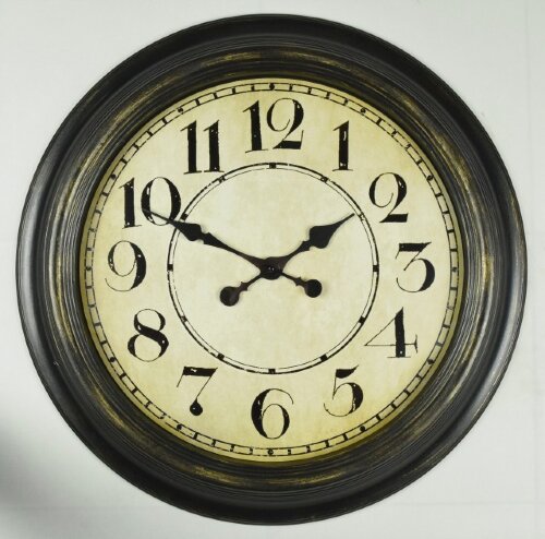 2615-8J-XYM Черный (в кор.4шт.) - Часы настенные, [01090134] 2615-8J-XYM Черный (в кор.4шт.) - Часы настенные, размер: D76,2*B5,8см, материал: пластик, стекло, кварцевый бесшумный механизм с плавным ходом