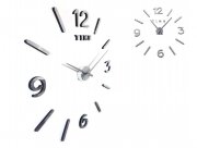 015A-Sil (в кор. 25шт) Настенные часы 3D-конструкт [01106864]