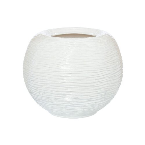 22696 (в кор.9шт.) - Ваза малая Шар, белая, высота [01092481] 22696 (в кор.9шт.) - Ваза малая Шар, белая, высота 160мм, материал: гипс. (Без упаковки)