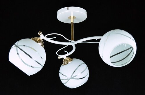 С-YX8617/3 WT+GD (4) АКЦИЯ светильник потолочный [01095864] С-YX8617/3 WT+GD (4) АКЦИЯ светильник потолочный