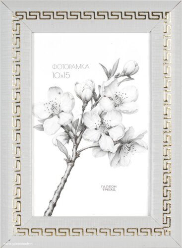 649901 (в уп.10шт.) - Фоторамка 10x15см. / 10114-1 [01111472] 649901 (в уп.10шт.) - Фоторамка 10x15см. / 10114-1/, материал: пластик, стекло, двп.