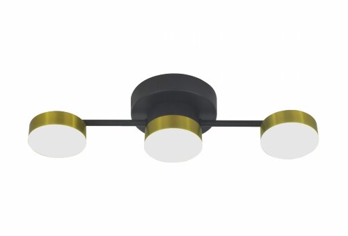 Х20601/3 BK+BRASS LED36W 3000-4000-6000K Dimmer (5 [01103158] Х20601/3 BK+BRASS LED36W 3000-4000-6000K Dimmer (5) светильник потолочный